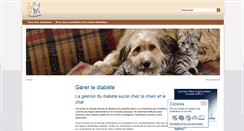 Desktop Screenshot of diabete-chien-chat.com.fr